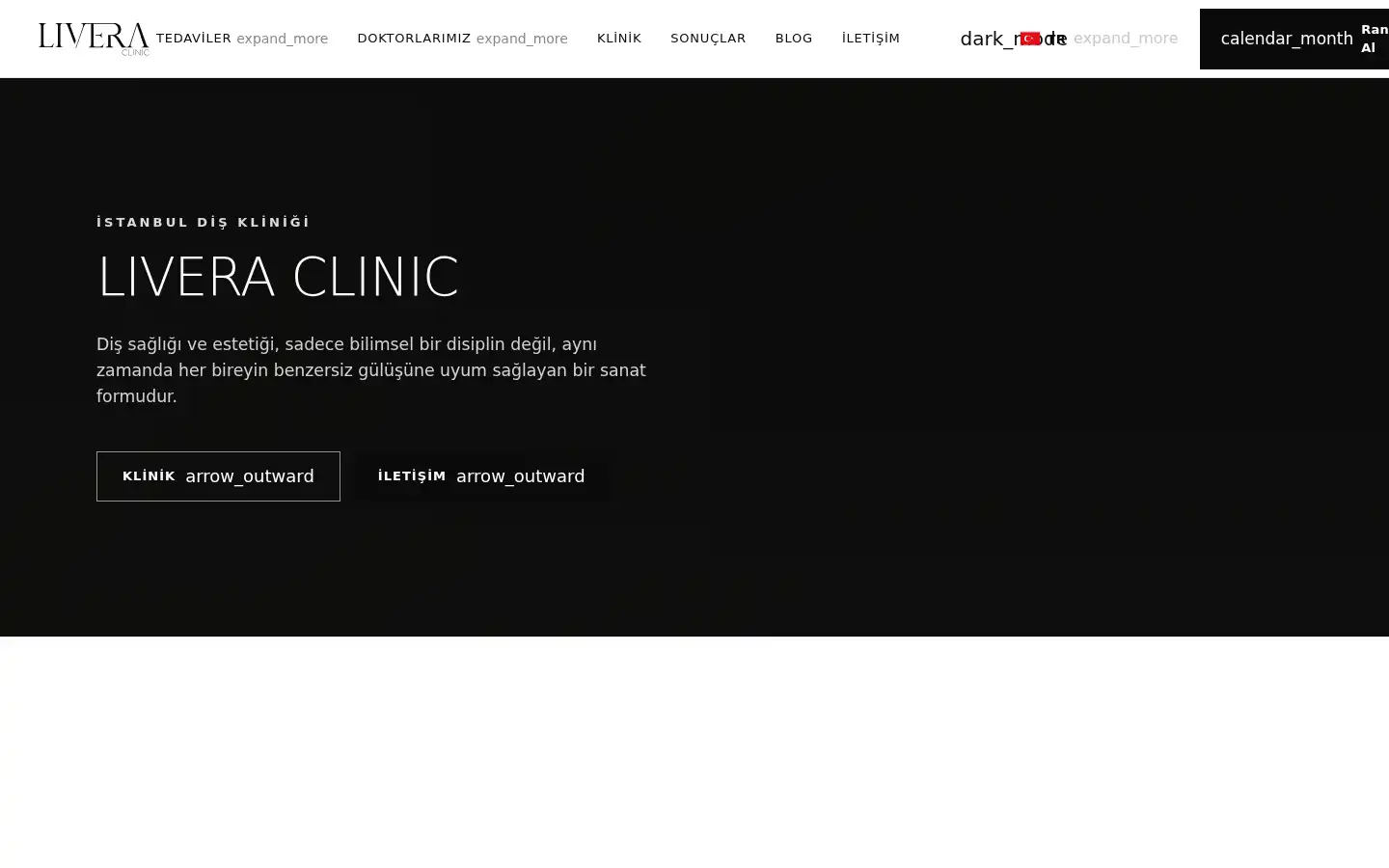 Screenshot of liveradentalclinic.com