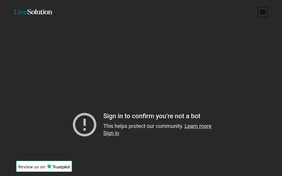 Screenshot of livesolution.dk