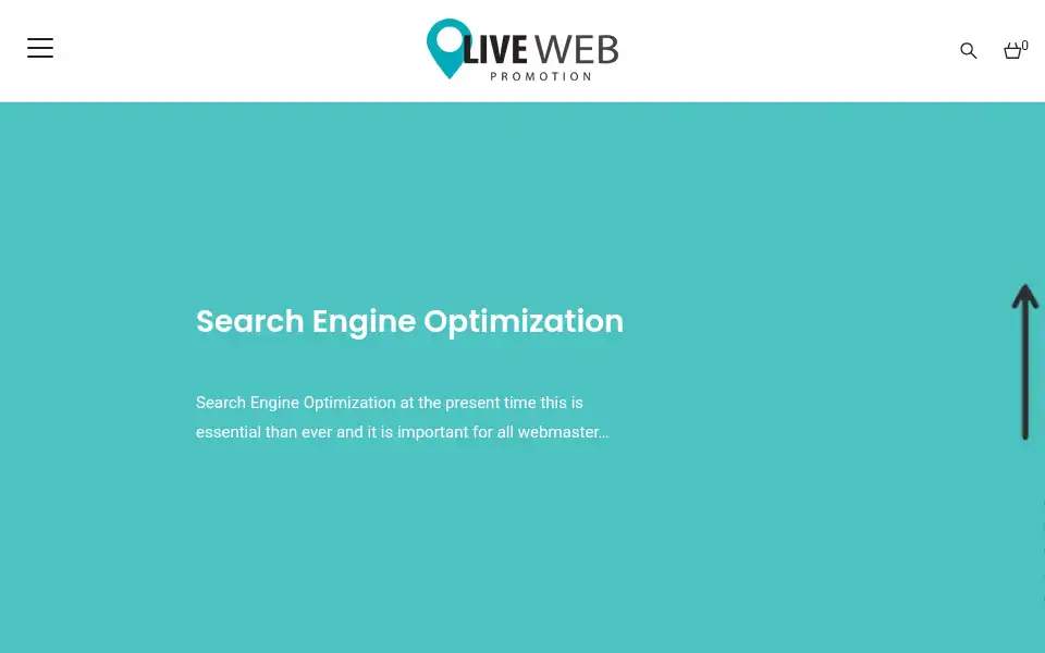 Screenshot of livewebpromotion.com