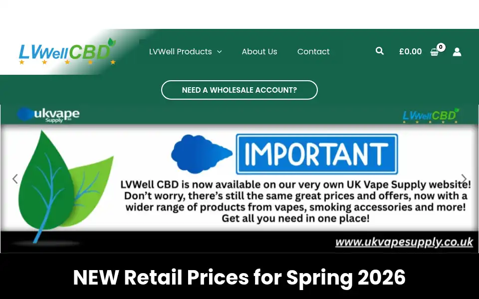Screenshot of livewellcbd.co.uk
