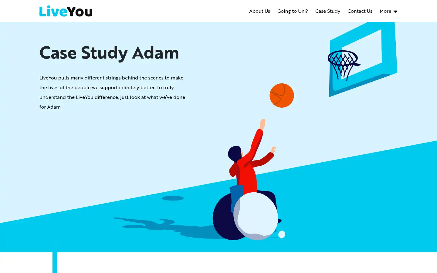Screenshot of liveyou.co.uk