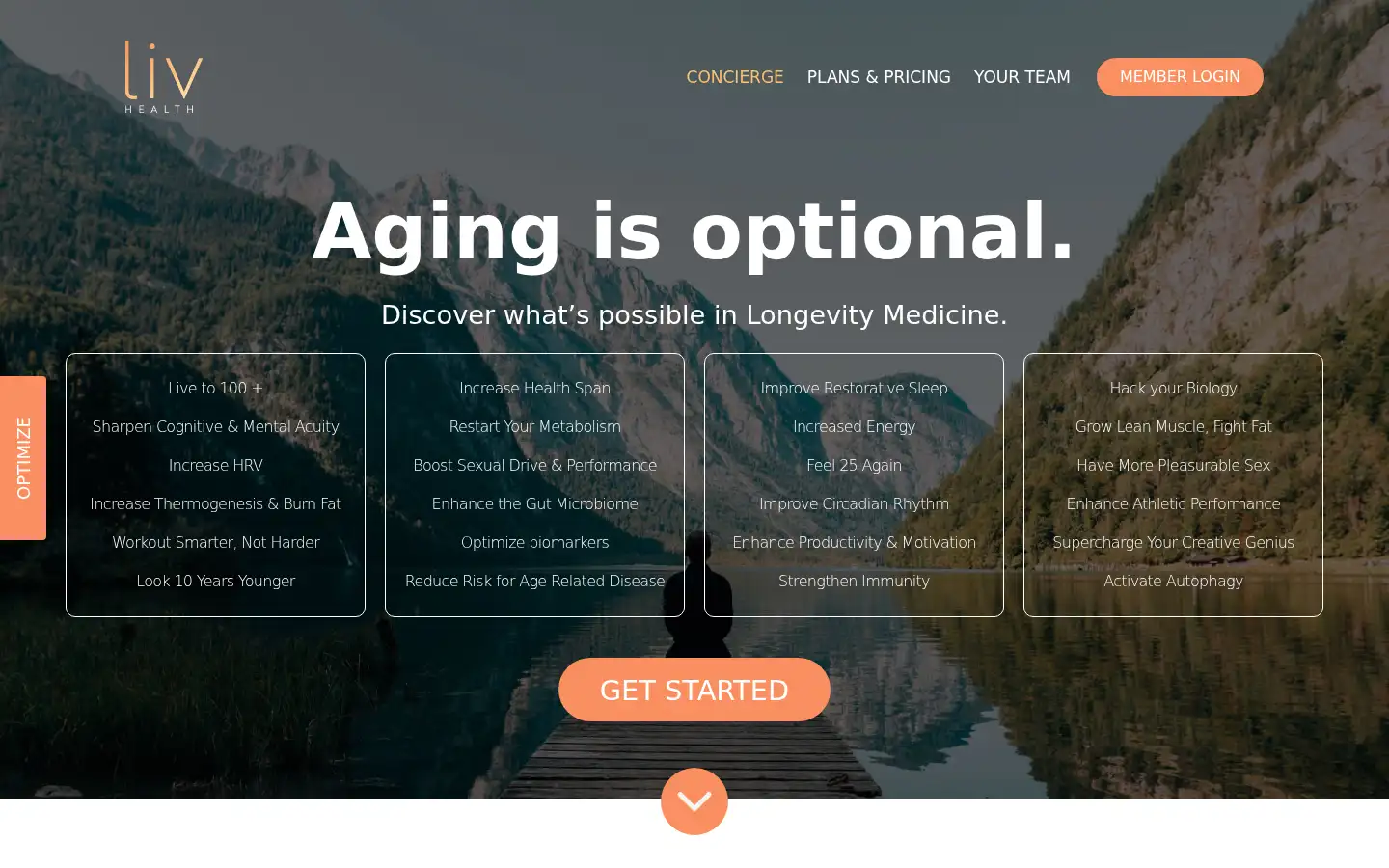 Screenshot of livhealth.com