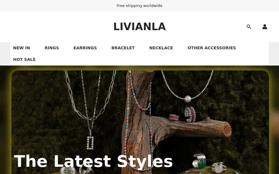 Screenshot of livianla.com
