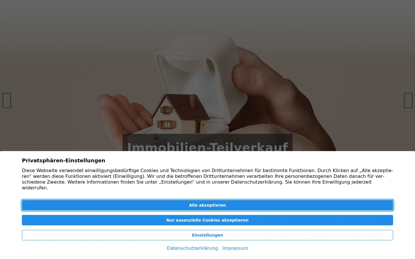 Screenshot of living-in-suedbaden.de