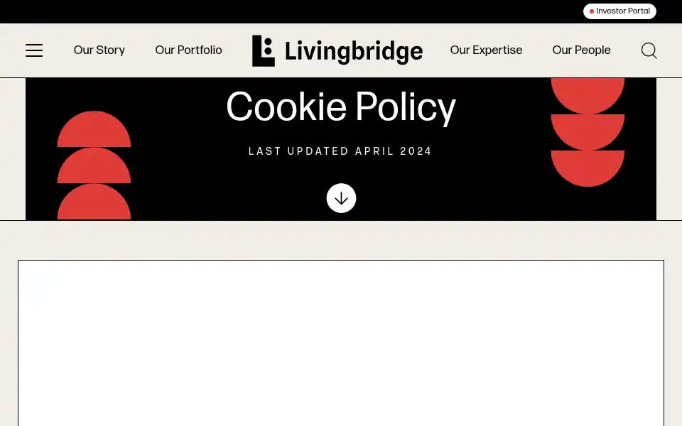 Screenshot of livingbridge.com