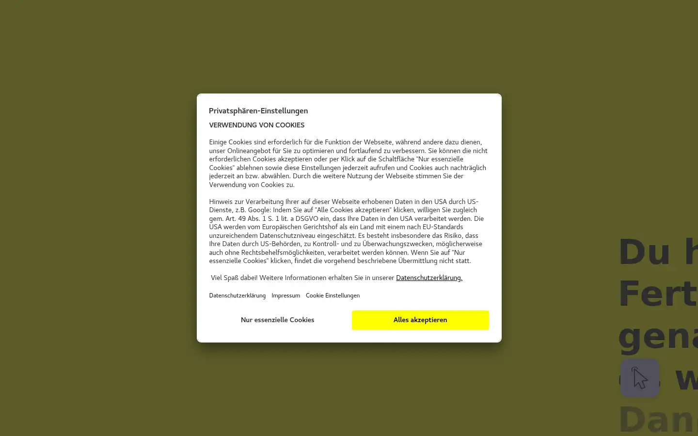 Screenshot of livinghaus.de