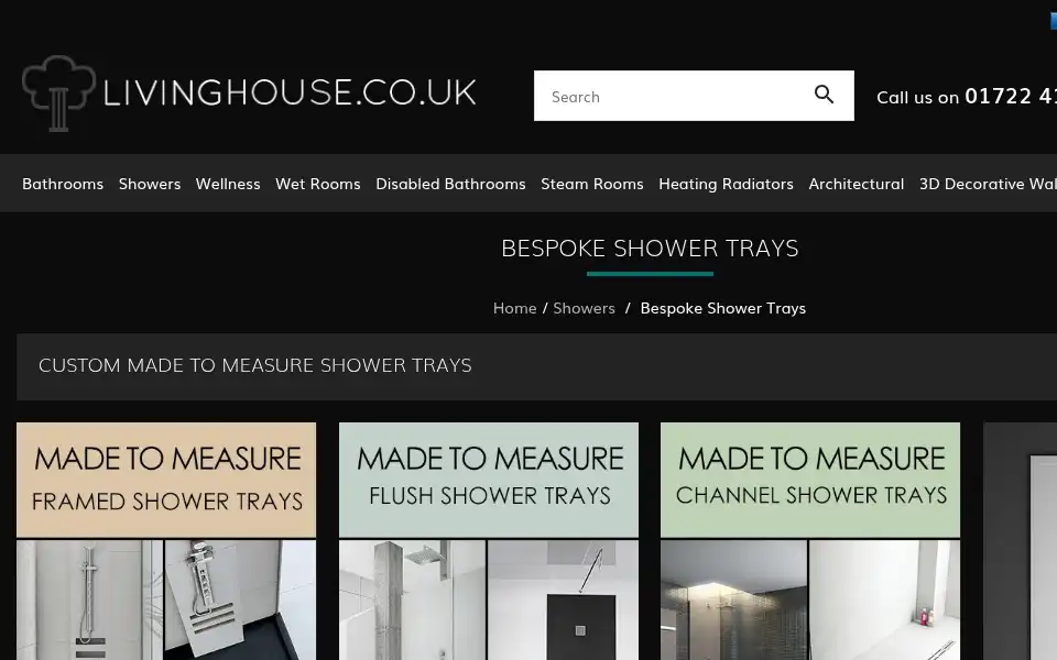 Screenshot of livinghouse.co.uk