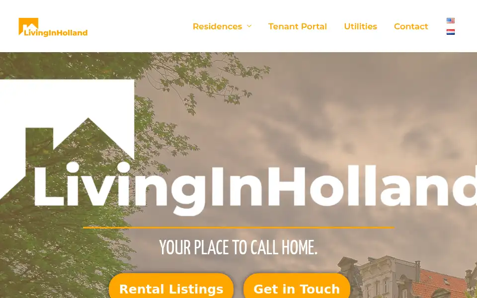 Screenshot of livinginholland.eu