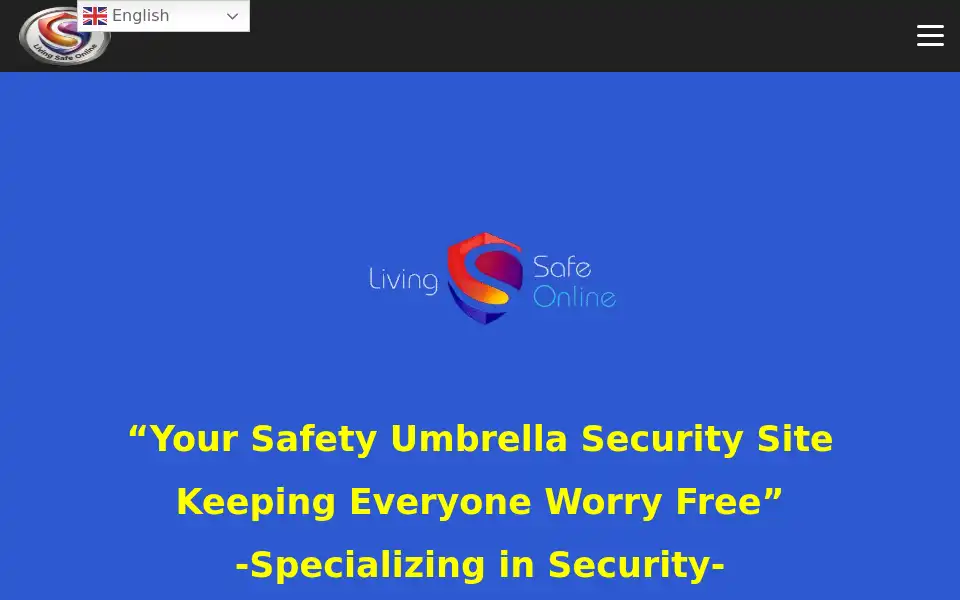 Screenshot of livingsafeonline.com