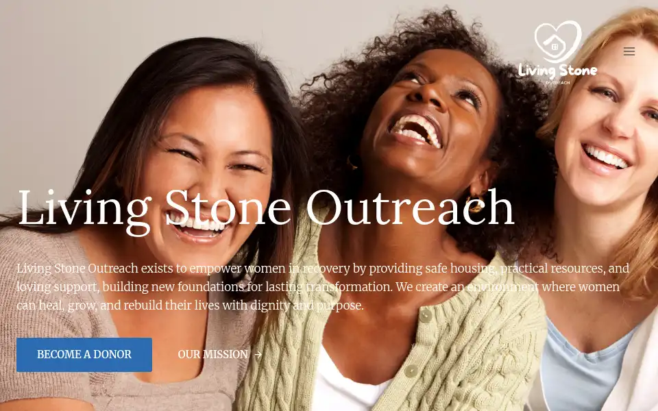 Screenshot of livingstoneoutreach.net