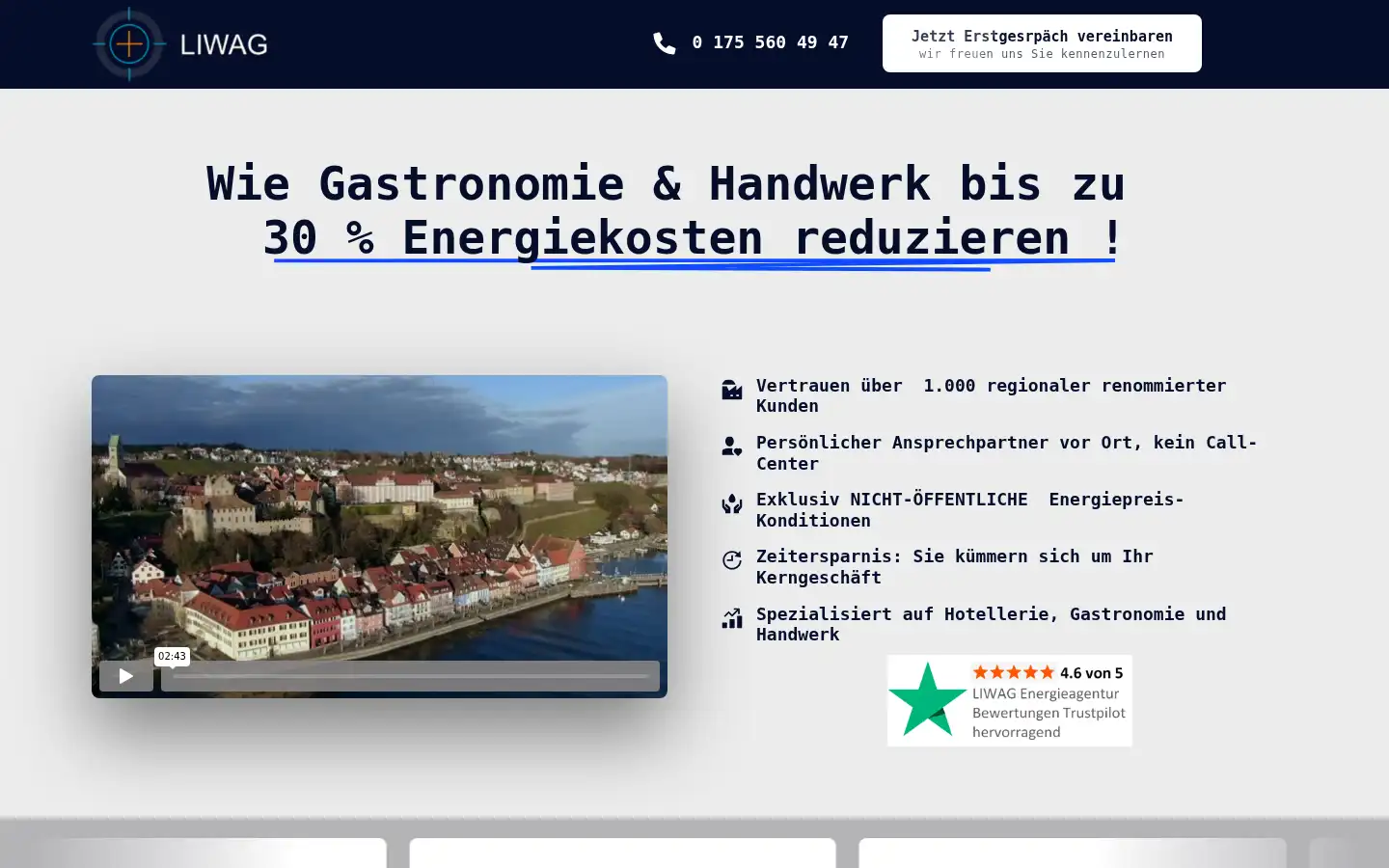 Screenshot of liwag.de