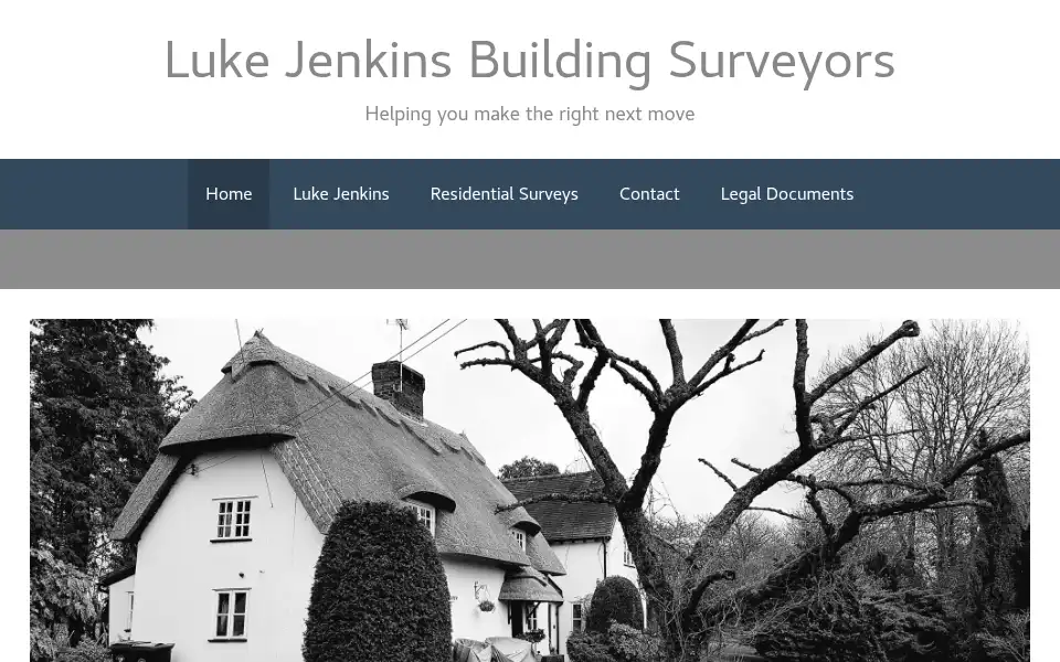 Screenshot of ljenkinsbuildingsurveyors.co.uk