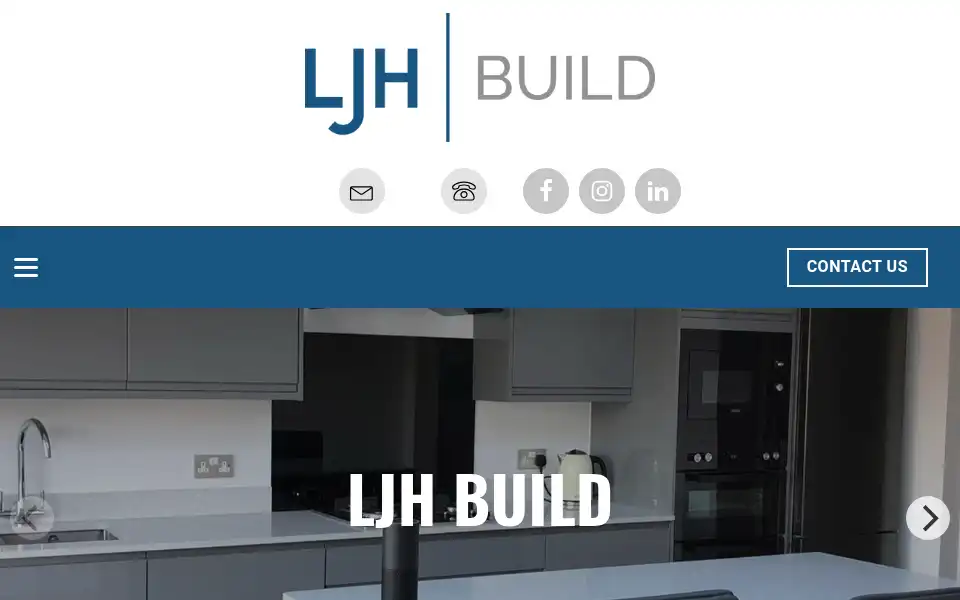 Screenshot of ljhbuild.co.uk