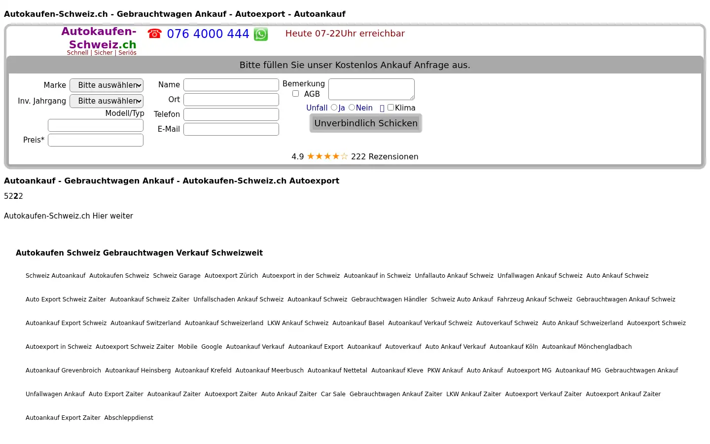 Screenshot of lkw-ankauf-verkauf.de