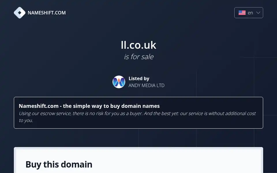Screenshot of ll.co.uk