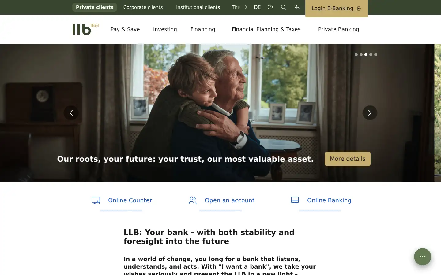 Screenshot of llb.li