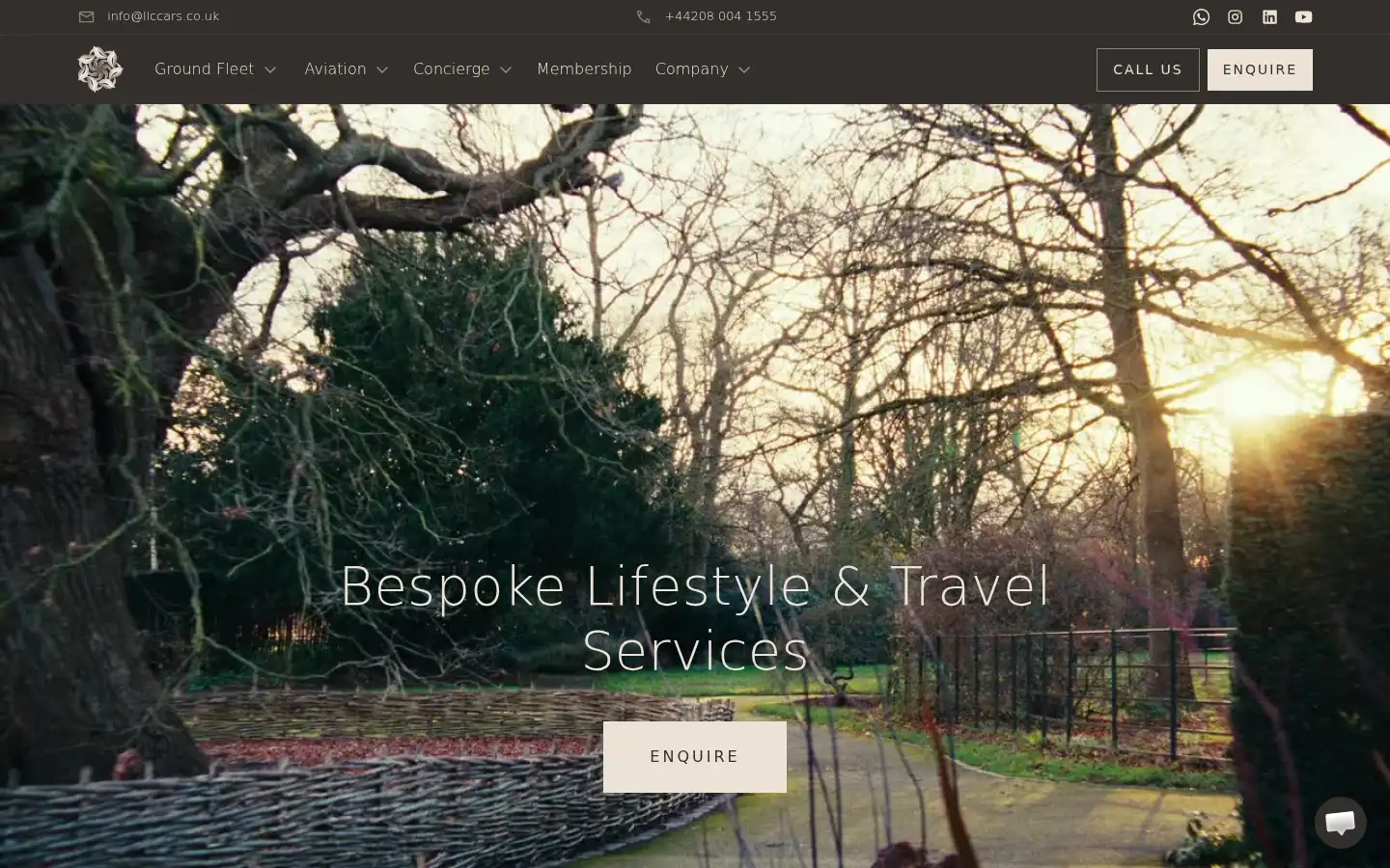 Screenshot of llccars.co.uk