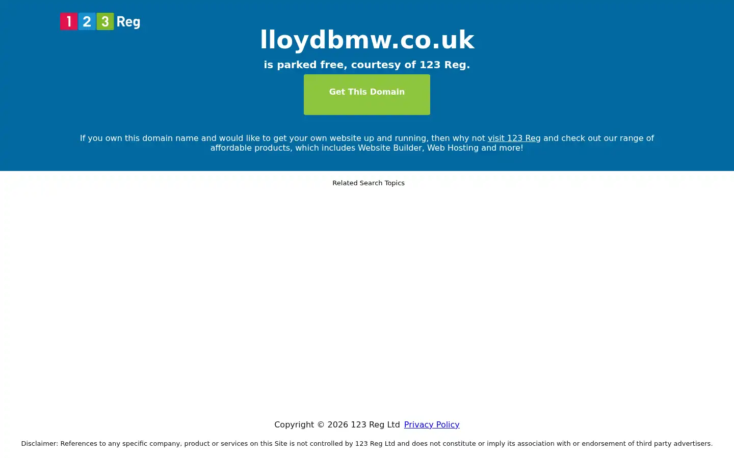 Screenshot of lloydbmw.co.uk