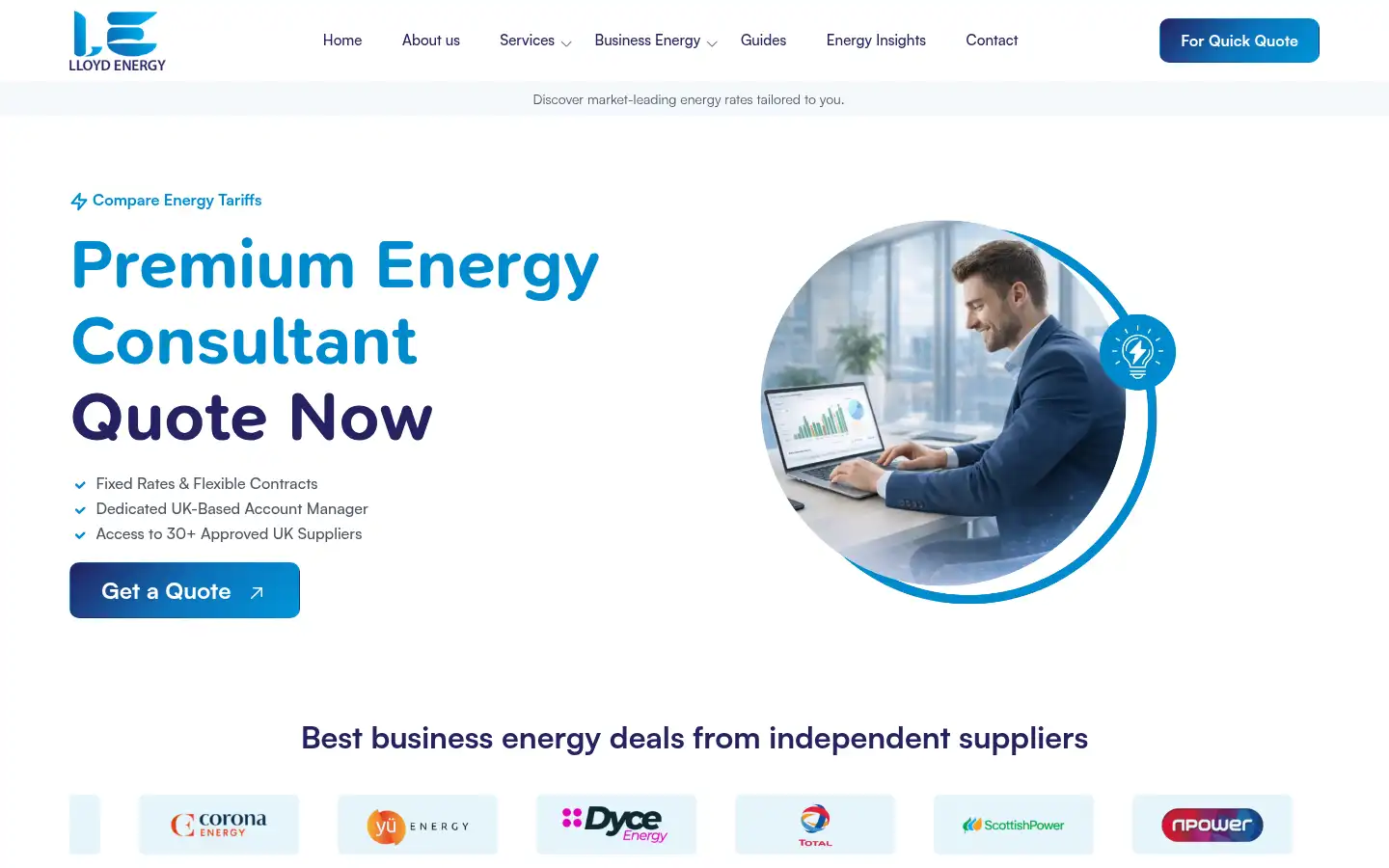 Screenshot of lloydenergy.co.uk