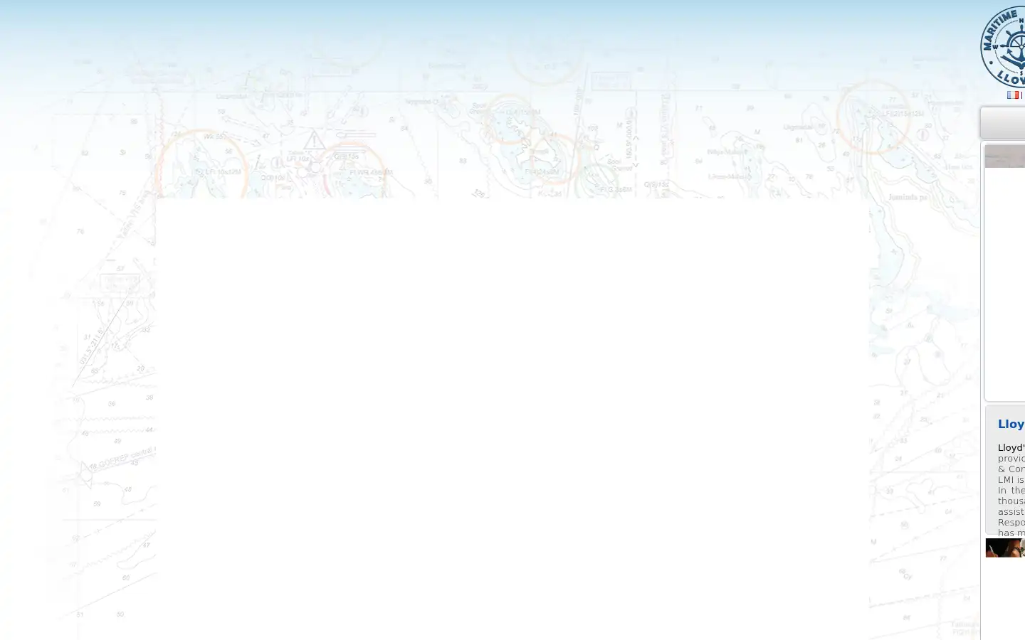Screenshot of lloydmaritime.com