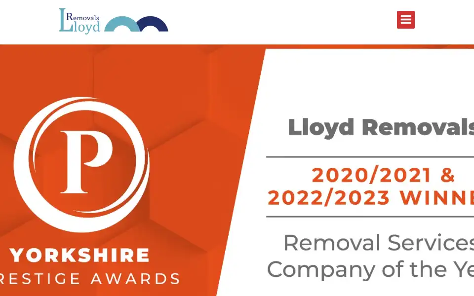 Screenshot of lloydremovals.com