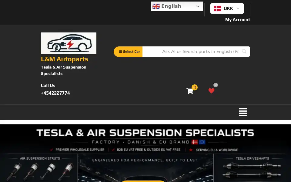 Screenshot of lmauto.parts