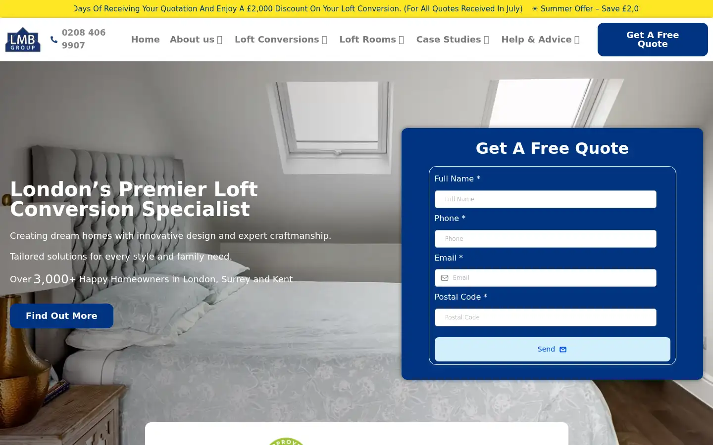 Screenshot of lmb-lofts.com