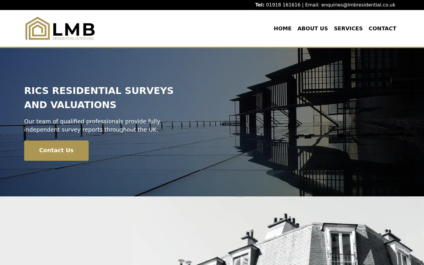 Screenshot of lmbresidential.co.uk