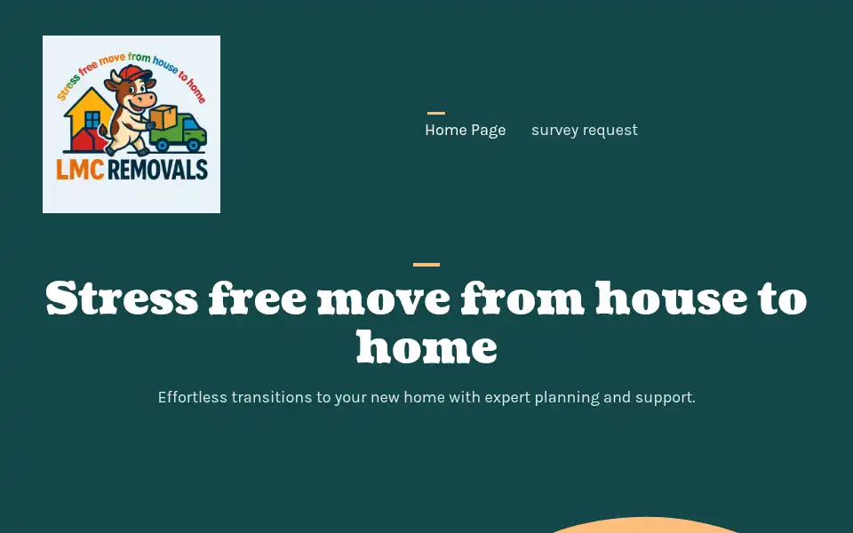 Screenshot of lmcremovals.co.uk
