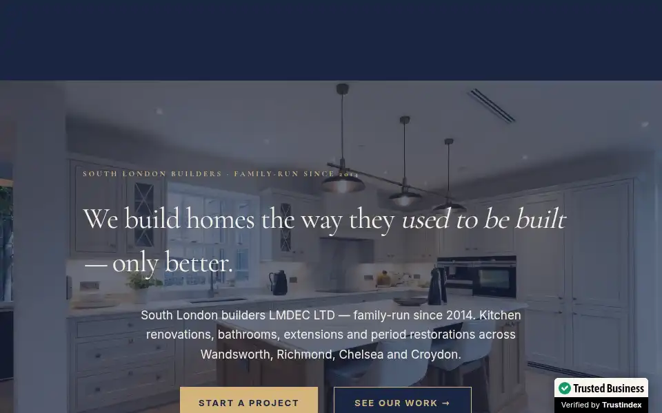 Screenshot of lmdec.co.uk