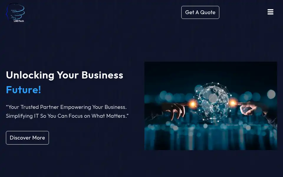 Screenshot of lmdtech.com.au