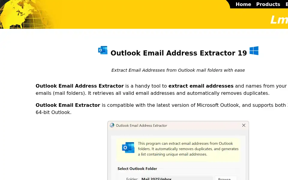 Screenshot of lmhsoft.com