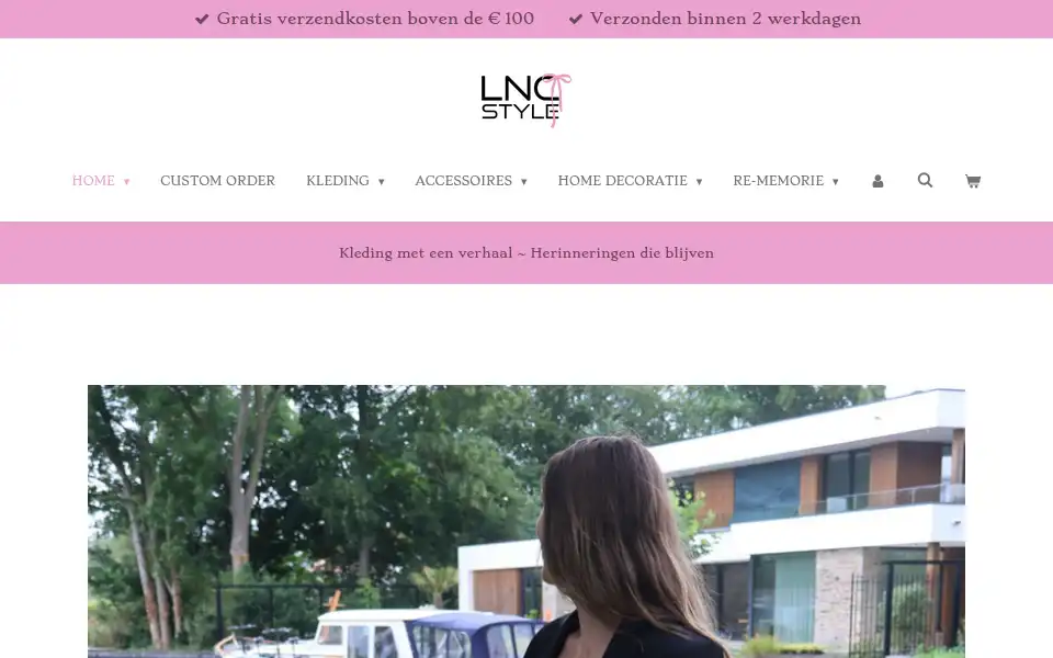 Screenshot of lnc-style.com