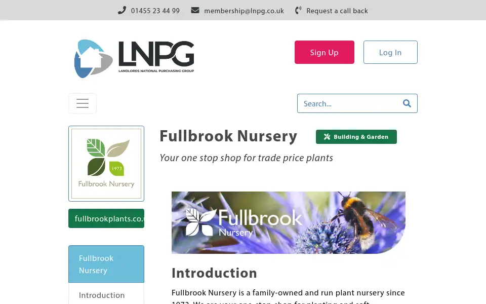 Screenshot of lnpg.co.uk