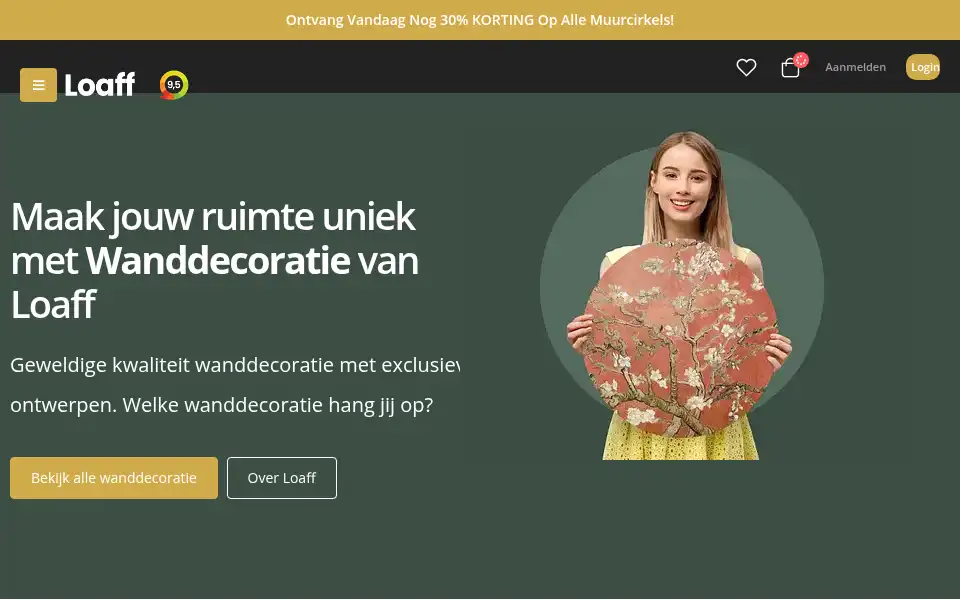 Screenshot of loaff.nl