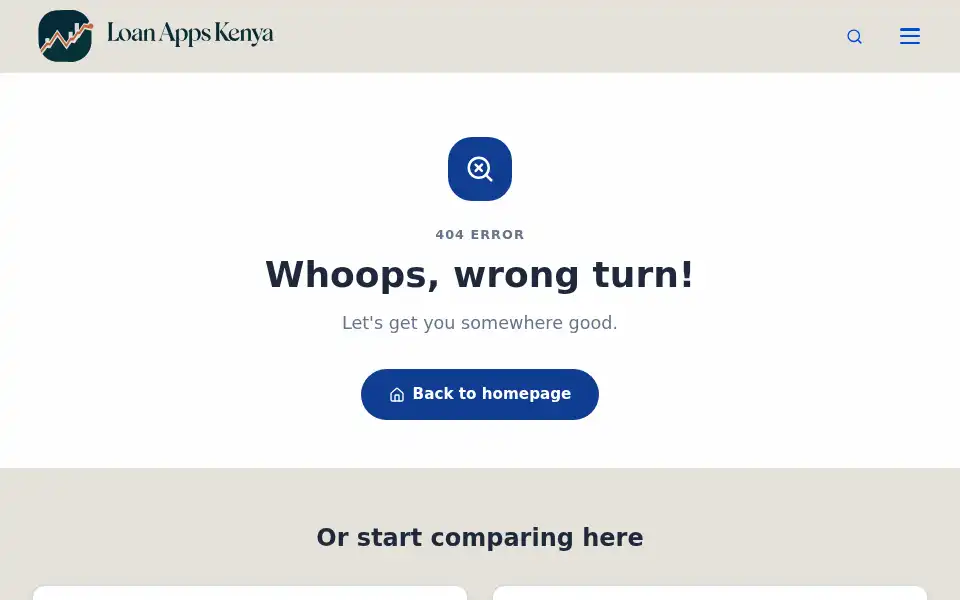 Screenshot of loanappskenya.com