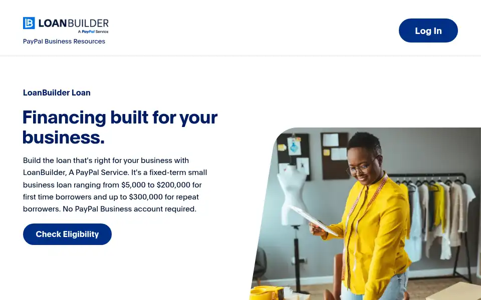 Screenshot of loanbuilder.com