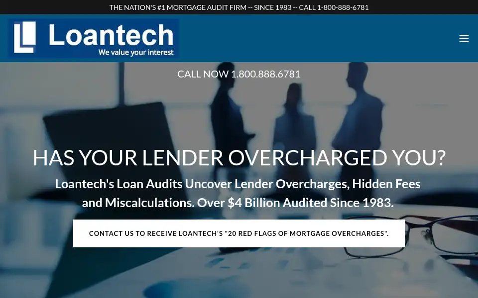 Screenshot of loantech.com