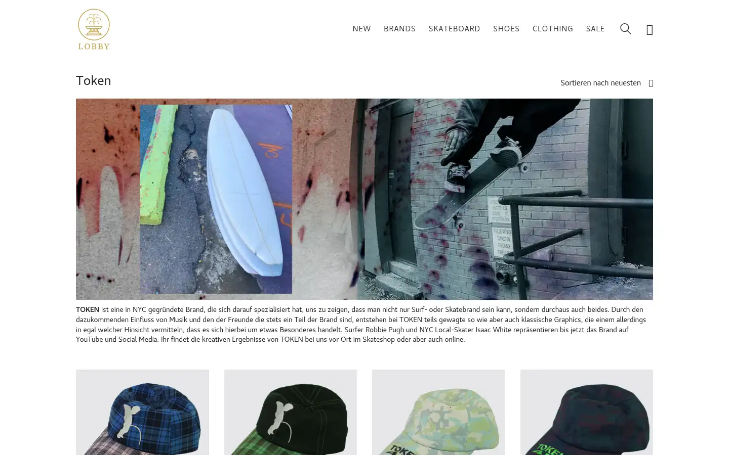 Screenshot of lobby-skateshop.de