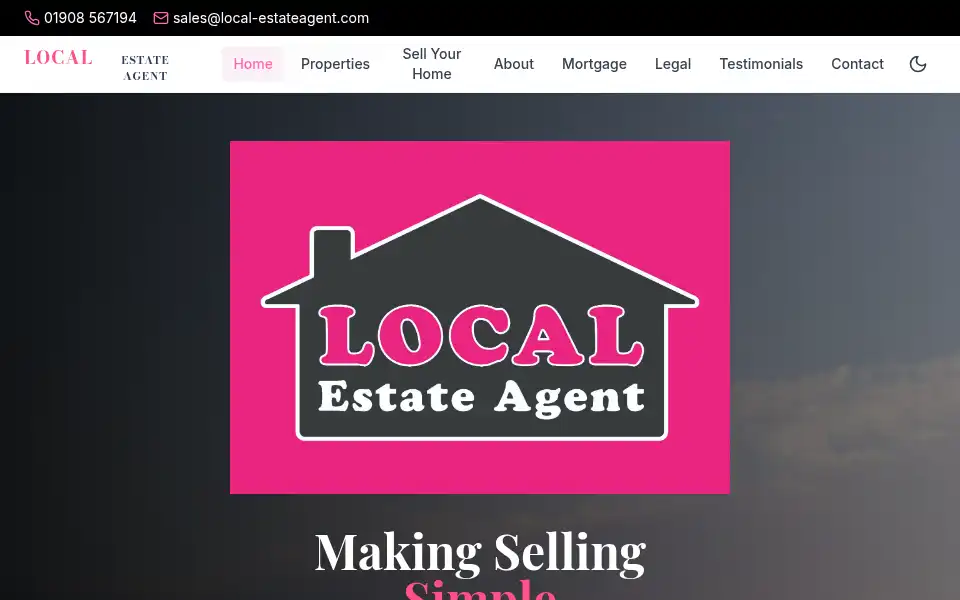 Screenshot of local-estateagent.co.uk