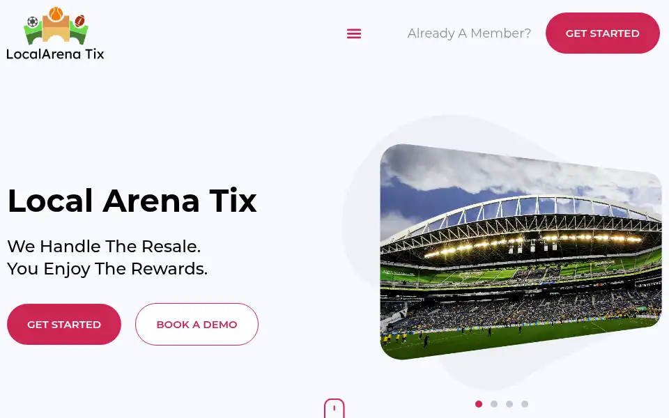 Screenshot of localarenatix.com
