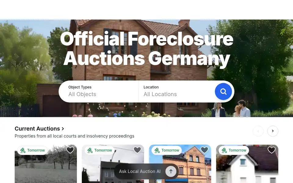 Screenshot of localauction.de