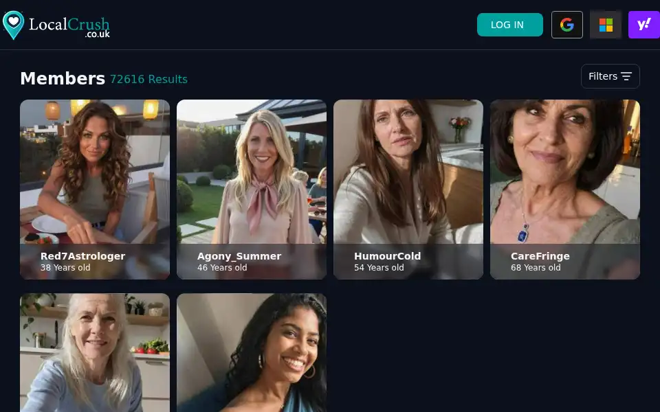 Screenshot of localcrush.co.uk