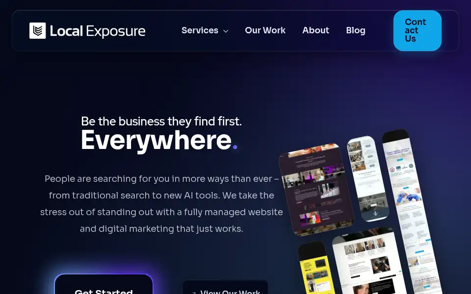 Screenshot of localexposure.co.uk