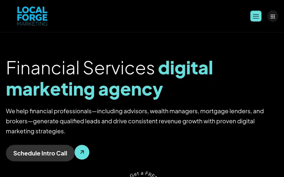 Screenshot of localforgemarketing.com
