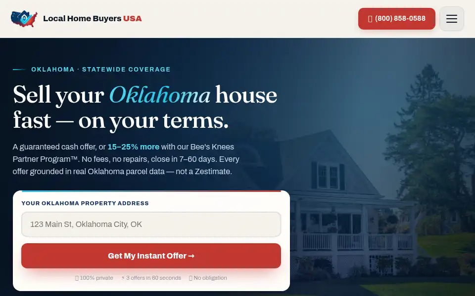 Screenshot of localhomebuyersusa.com