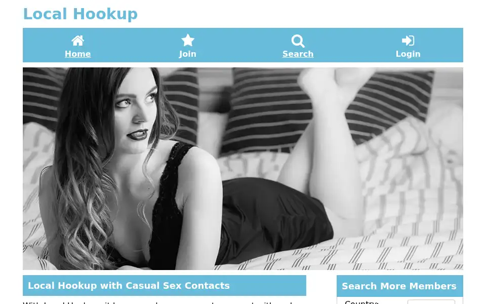 Screenshot of localhookup.co.uk