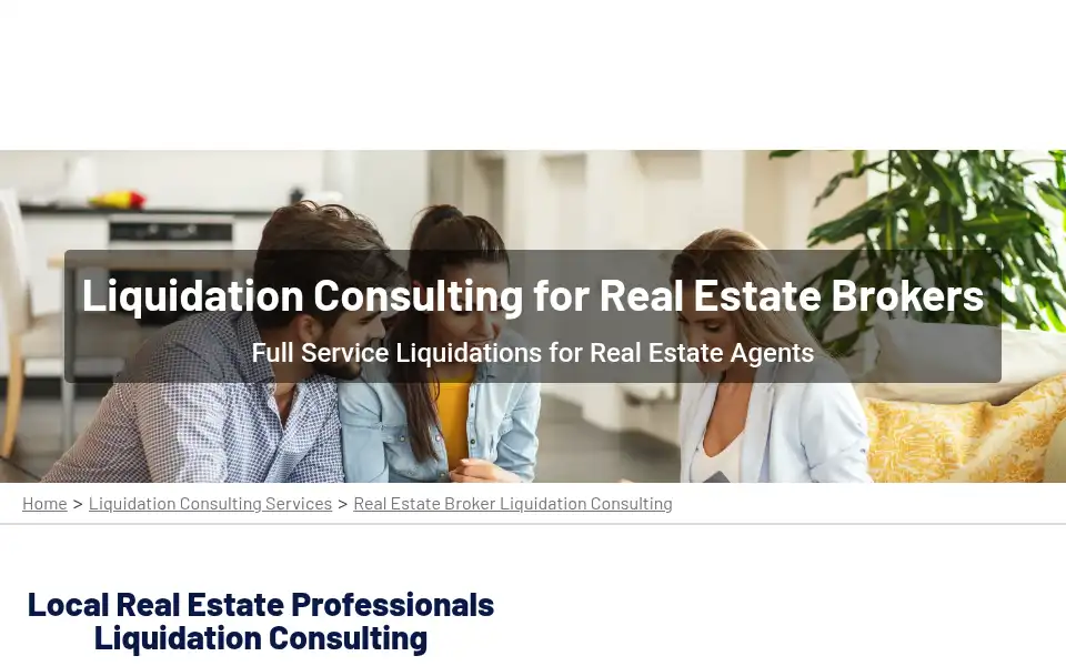 Screenshot of localliquidators.com