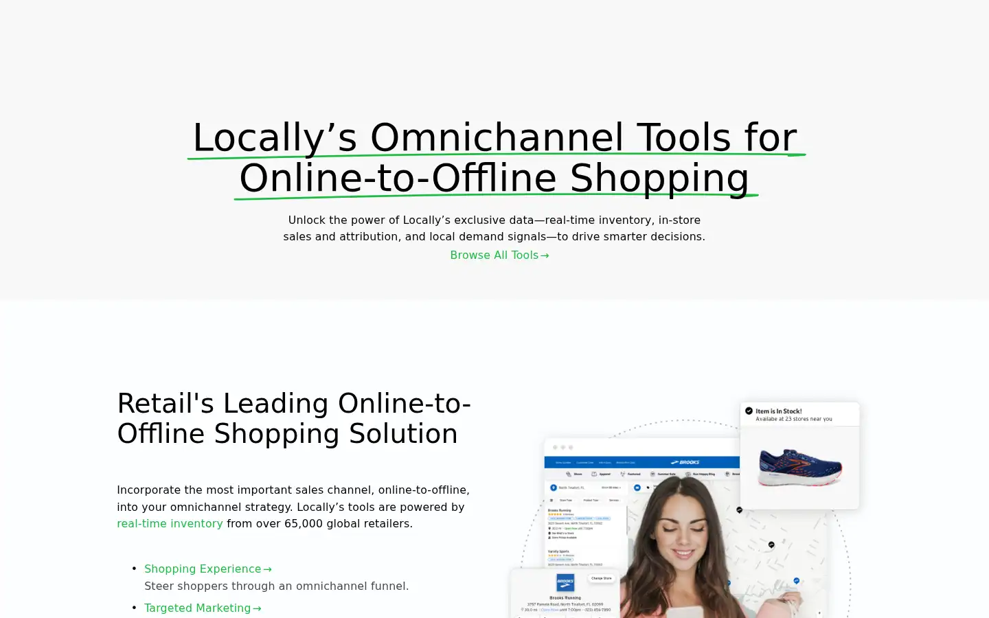Screenshot of locally.com