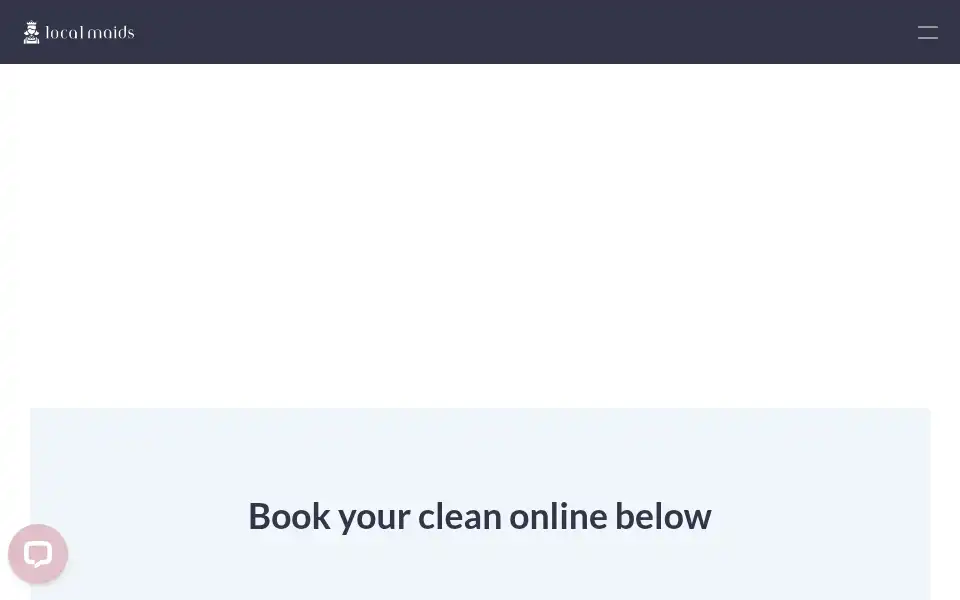 Screenshot of localmaids.co.uk